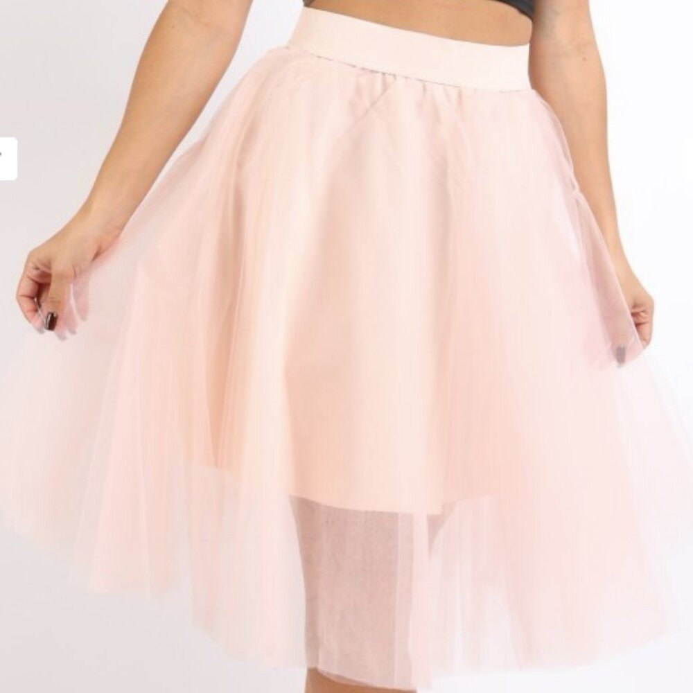 Pink Tulle Skirt